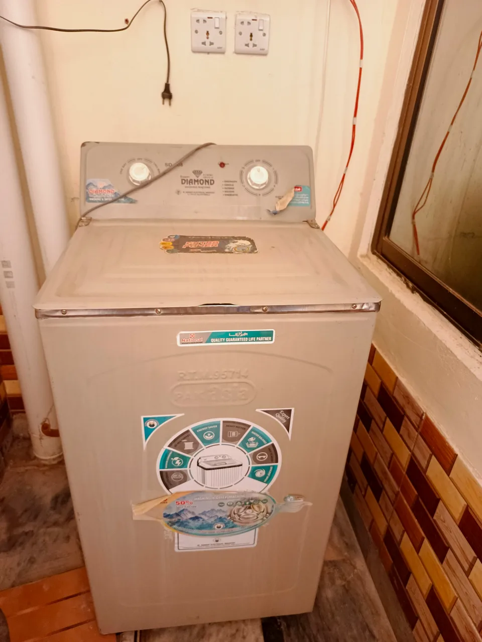 Diamond washing machine