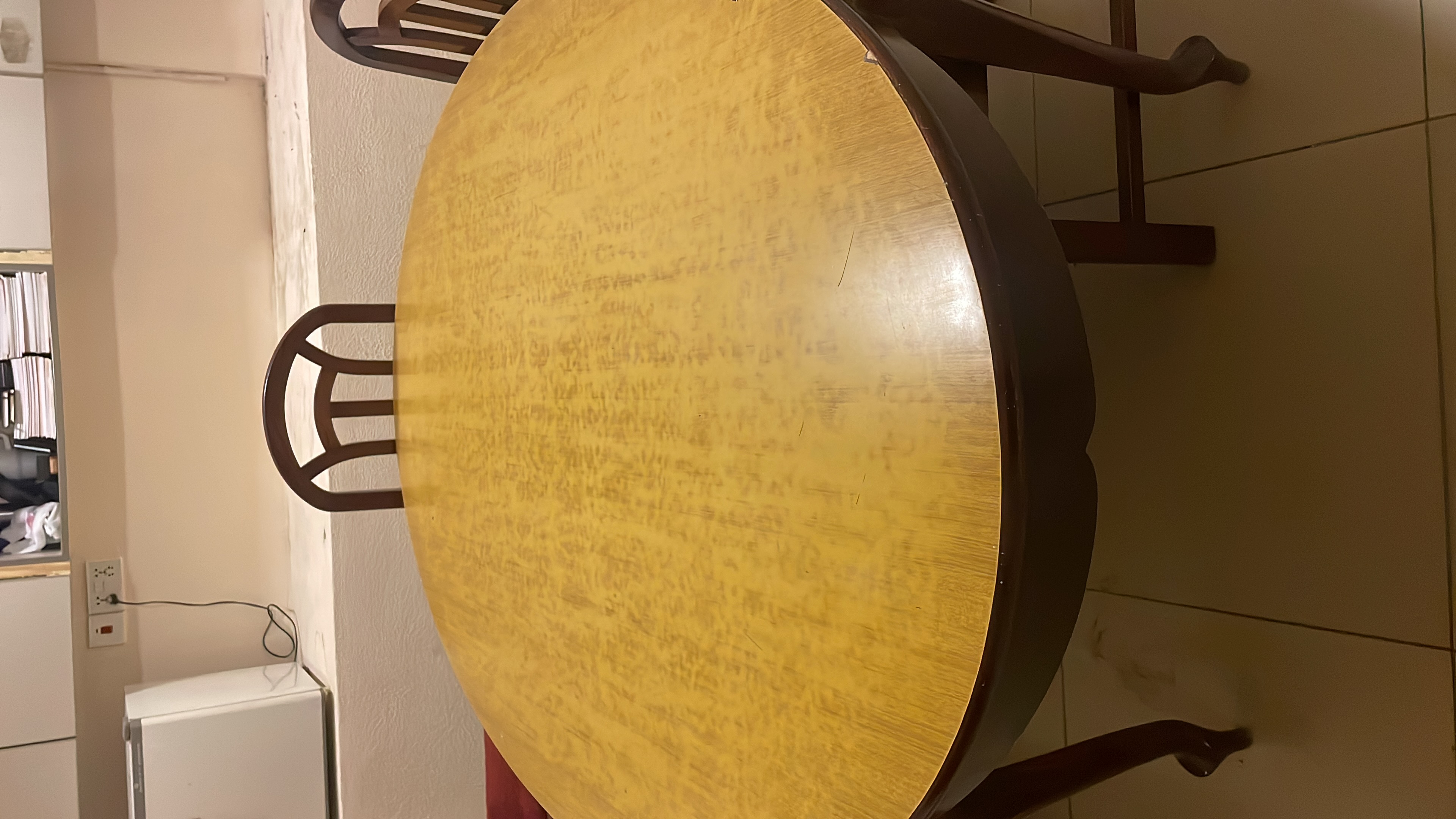 Dining table + chairs  solid wood