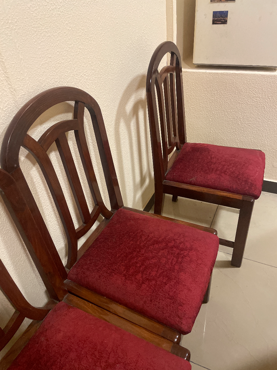 Dining table + chairs  solid wood
