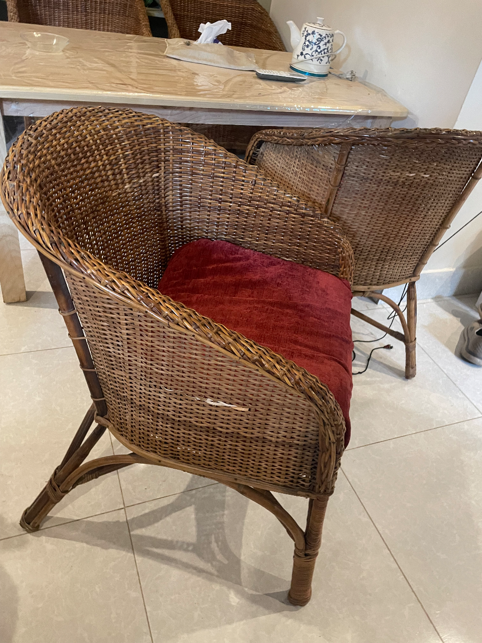 Cane chairs