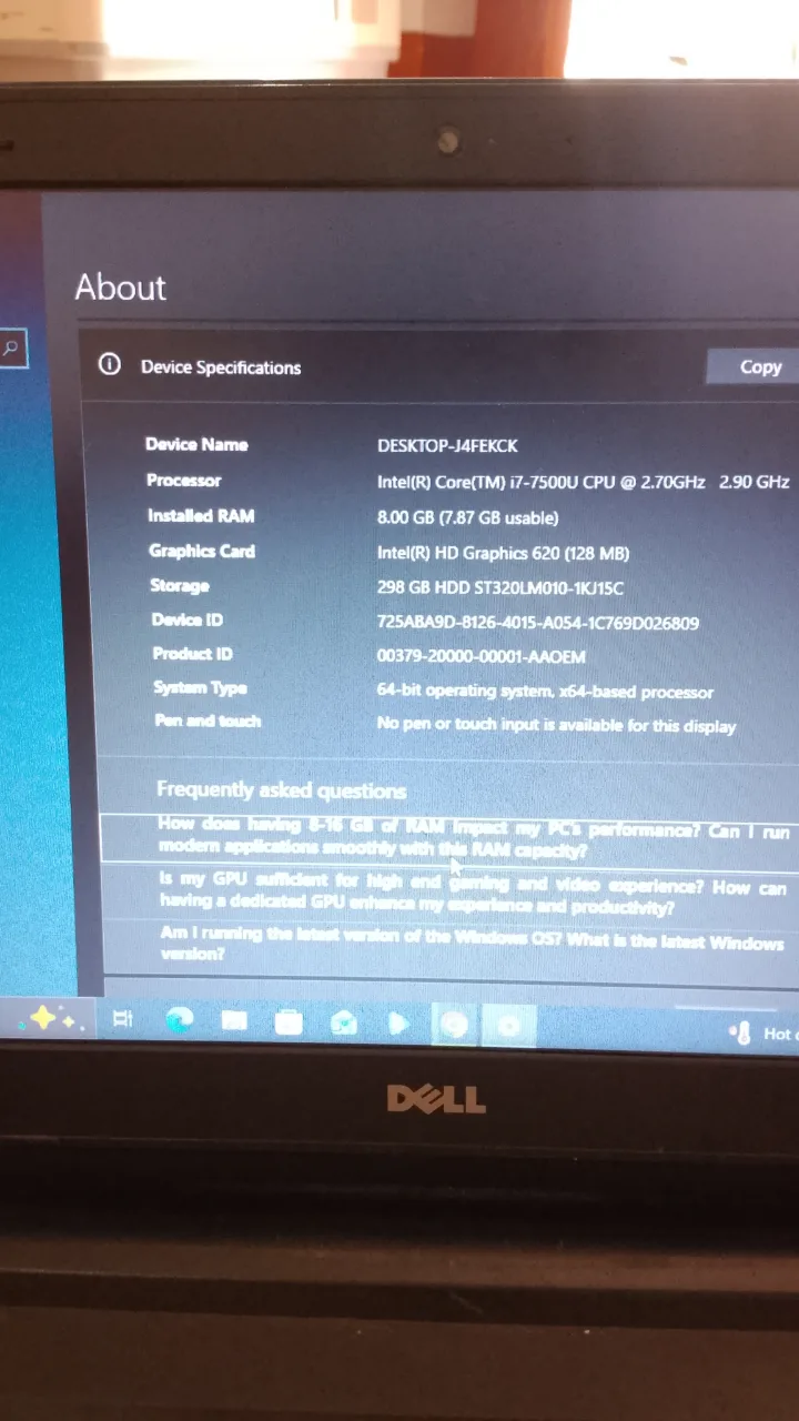π Dell Vostro 14-3468 Core i7 7th Gen Laptop