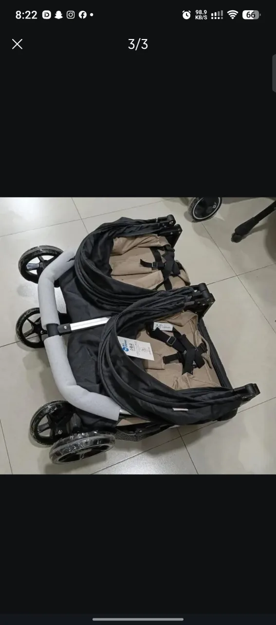 Twin baby stroller |Double baby stroller/pram
