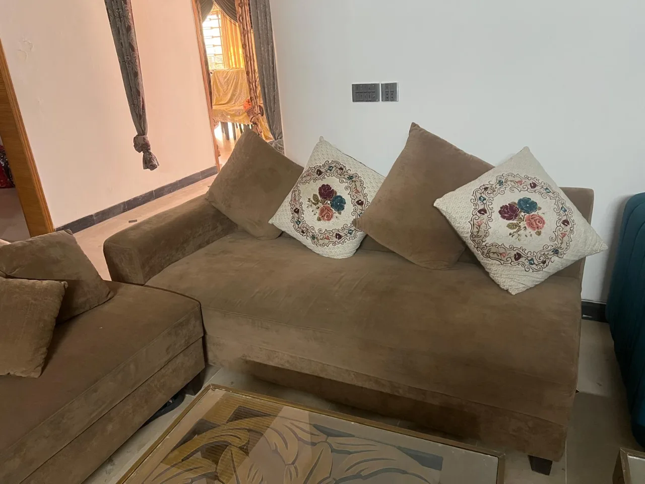 L shape sofa