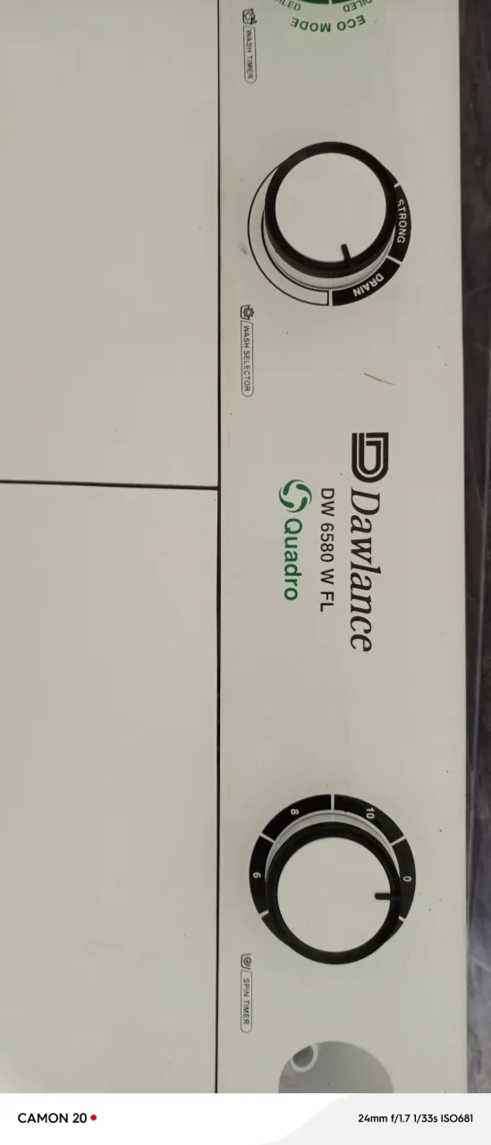 Dawlance washing Machine twin