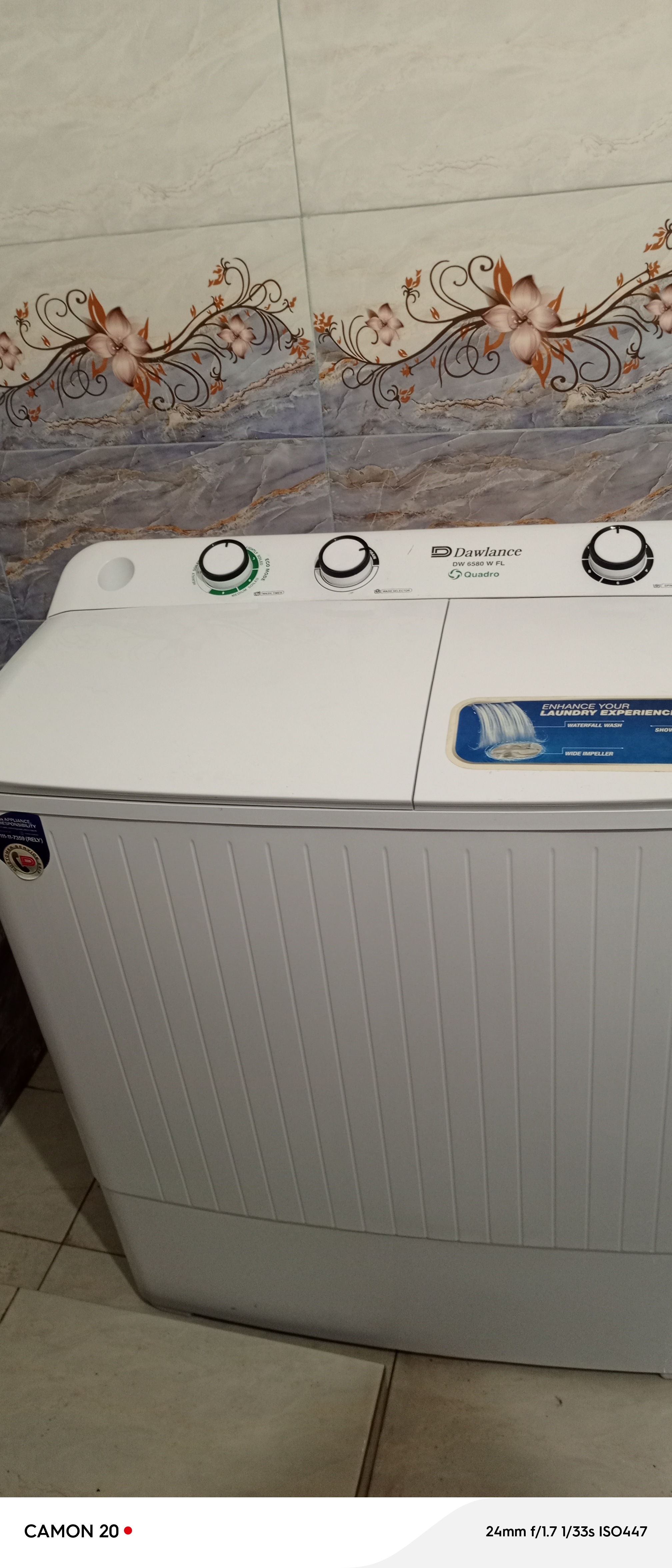 Dawlance washing Machine twin