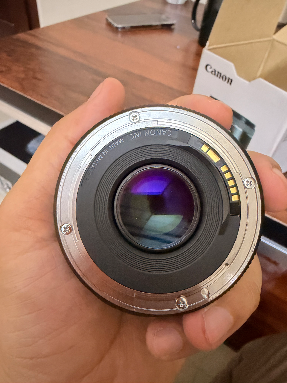 Canon  lens  EF50mm f/1.8st