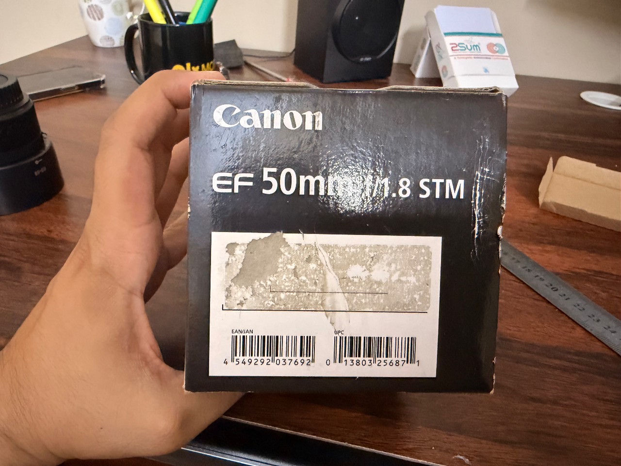 Canon lens EF50mm f/1.8st