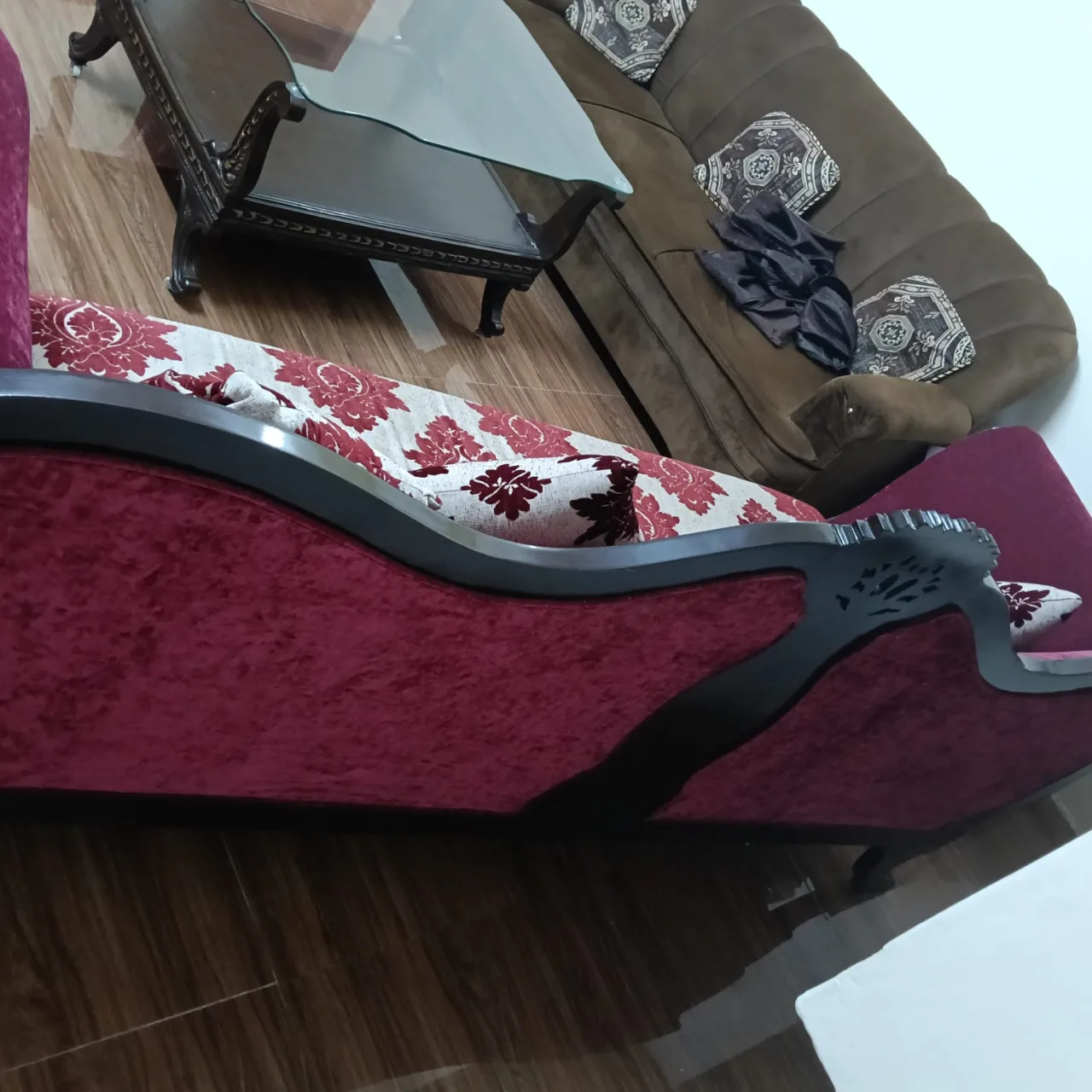 Drawing room sofas with table set